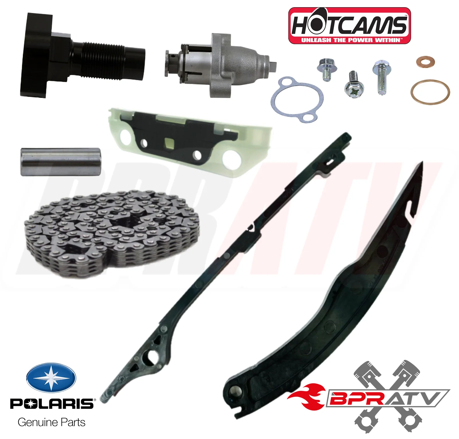 XP1000 XP 1000 OEM Chain Guides Hotcams Universal Cam Timing Chain Tensioner Kit - Image 2
