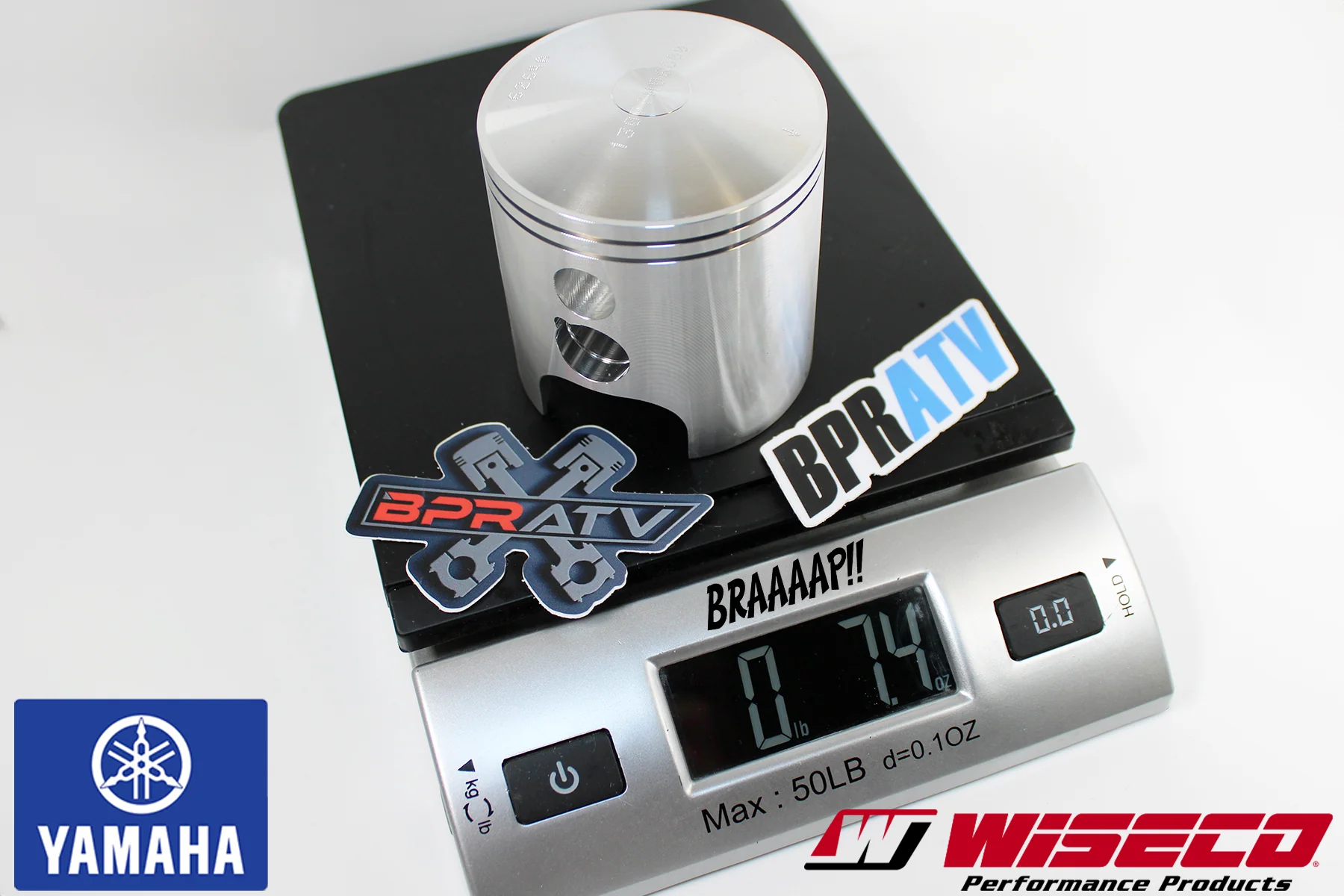 Yamaha Banshee 350 Athena 400cc 68mm Wiseco Big Bore Pistons Stock Stroke Cranks - Image 3