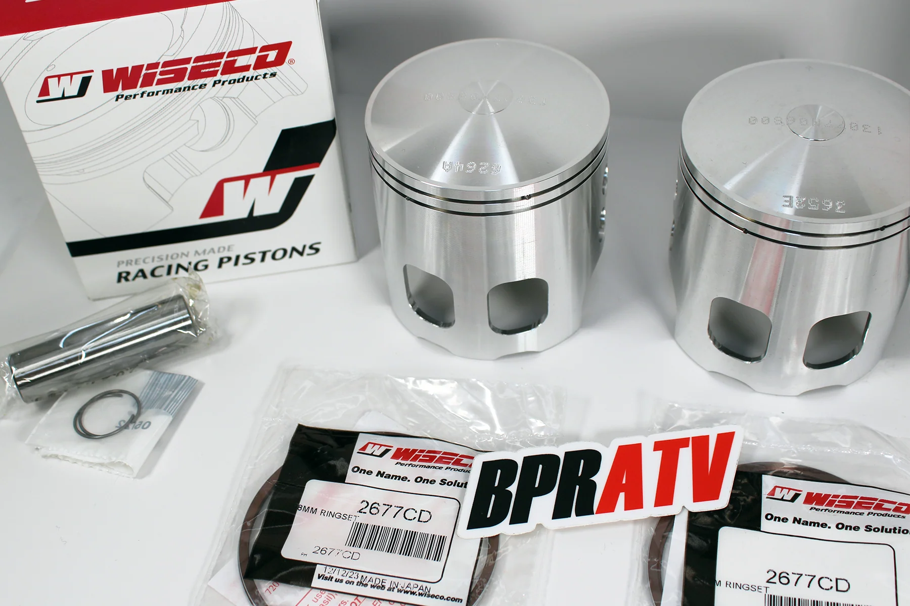 Yamaha Banshee 350 Athena 400cc 68mm Wiseco Big Bore Pistons Stock Stroke Cranks - Image 4