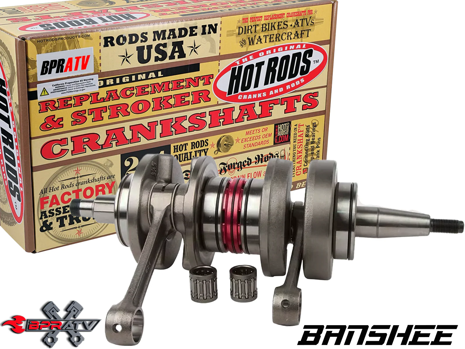 Yamaha Banshee 350 Hot Rods Hotrods Stroker Engine Crankshaft 115 Long Rods 4111 - Image 3