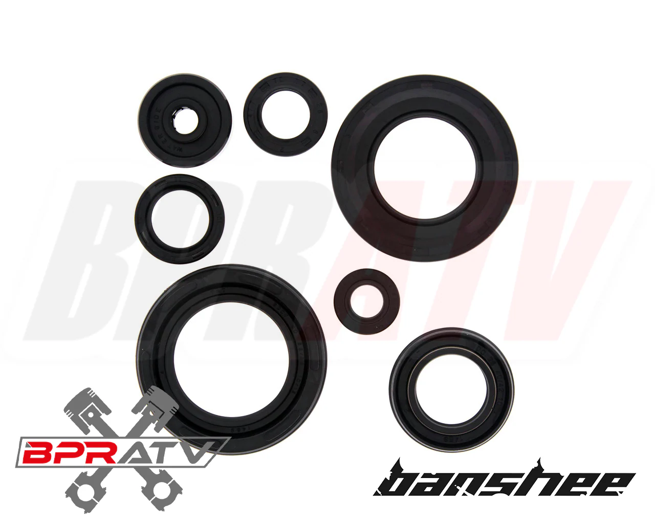 Yamaha Banshee 350 OEM Stock Crankshaft Main Crank Bearings Vertex Oil Seals Kit - Image 10