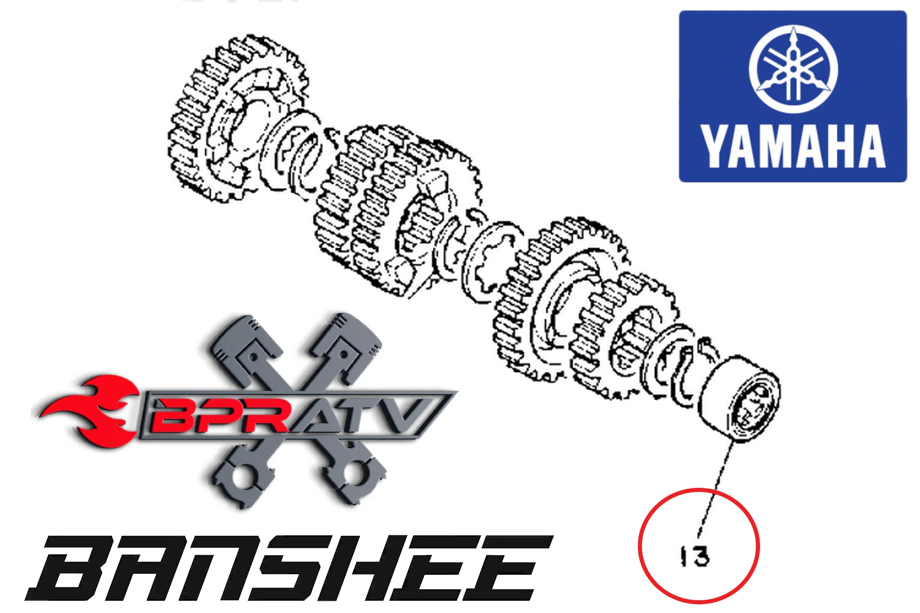 Yamaha Banshee 350 Transmission Bearing Replacement Koyo Japan OE 93311-22005-00 - Image 6