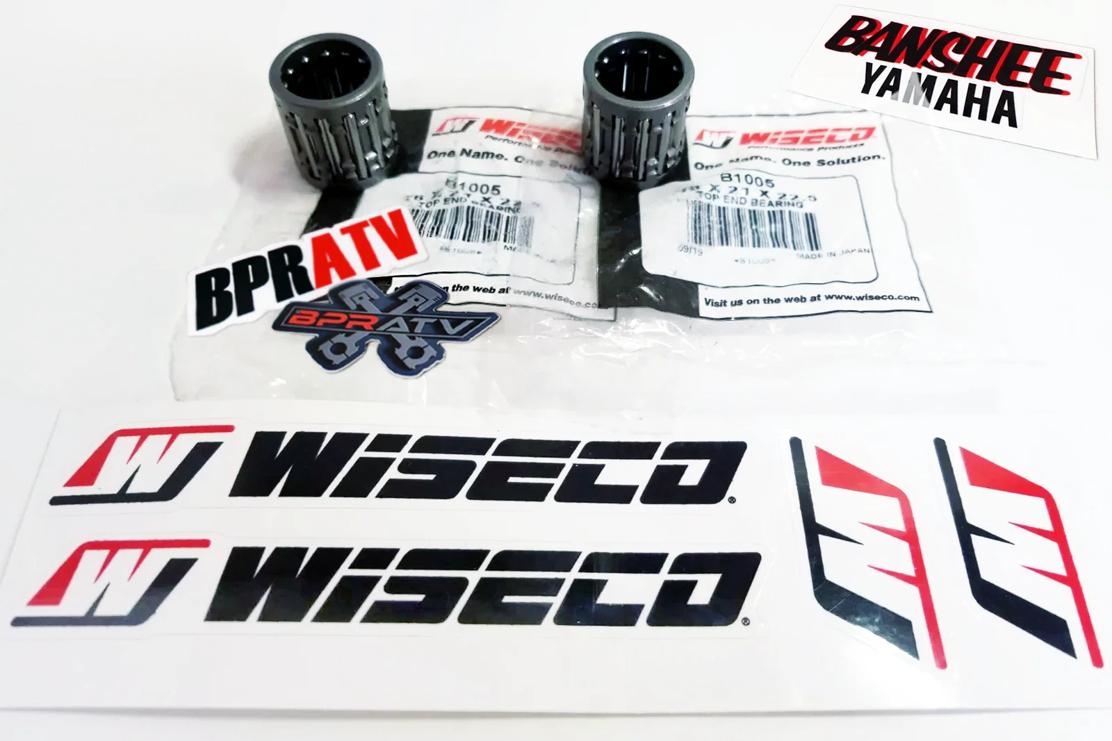 Yamaha Banshee 350 Wiseco Top End Bearing Set 16x21x22.5mm Made in Japan NEW Kit - Image 8