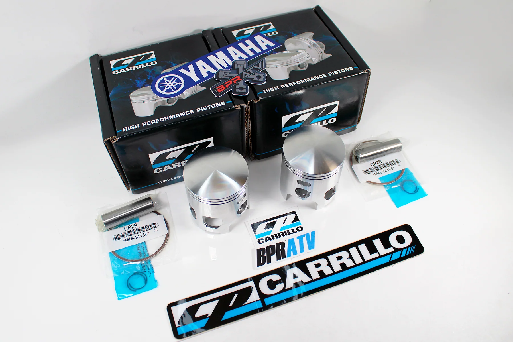 Yamaha Banshee 370cc 66mm Big Bore Top End Rebuild Kit CP Pistons Cometic Gasket - Image 7