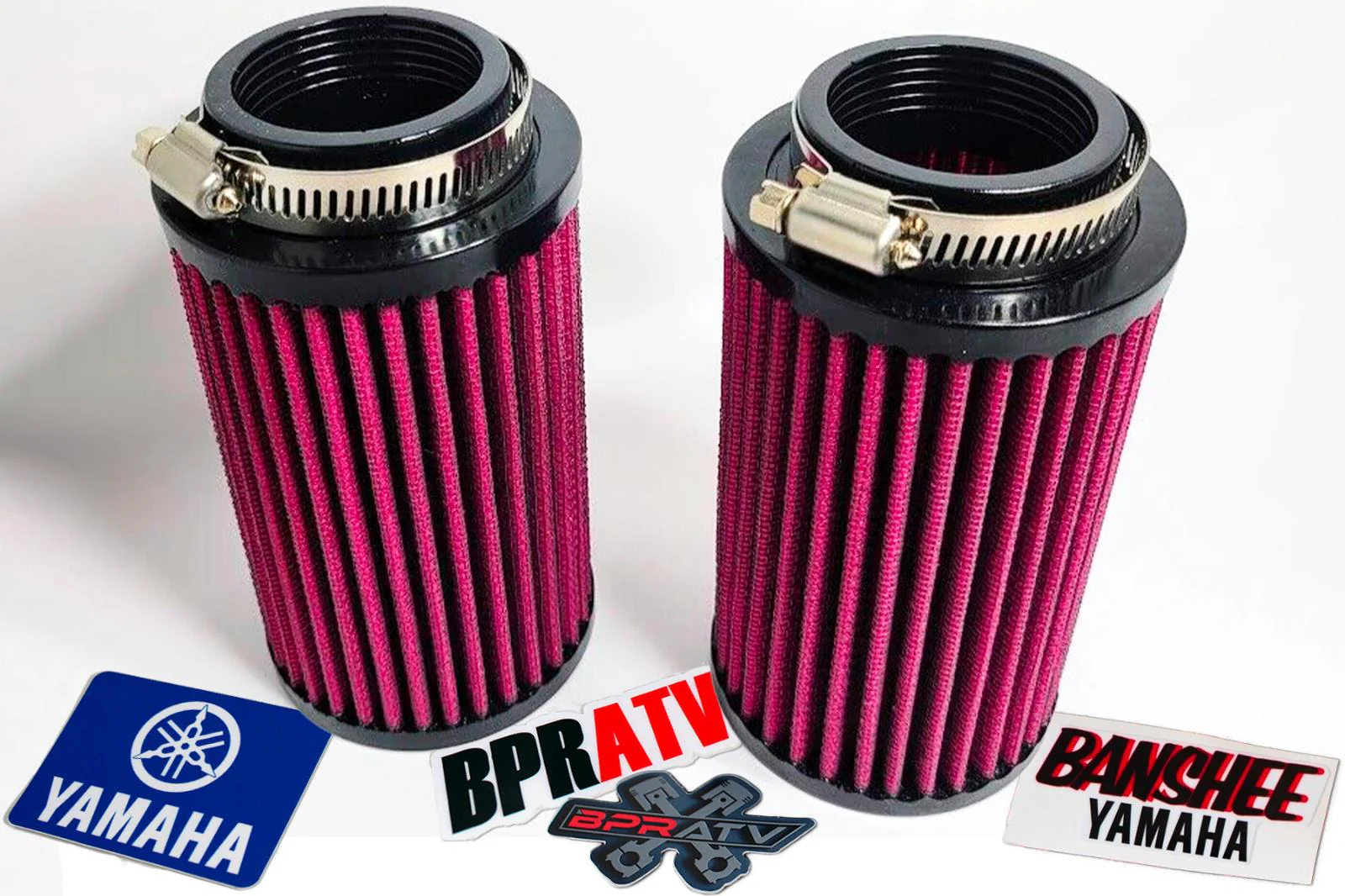 Yamaha Banshee 38mm 41mm Lectron PWK Air Filters K&N Style 6"in Pods Rebuild Kit - Image 2