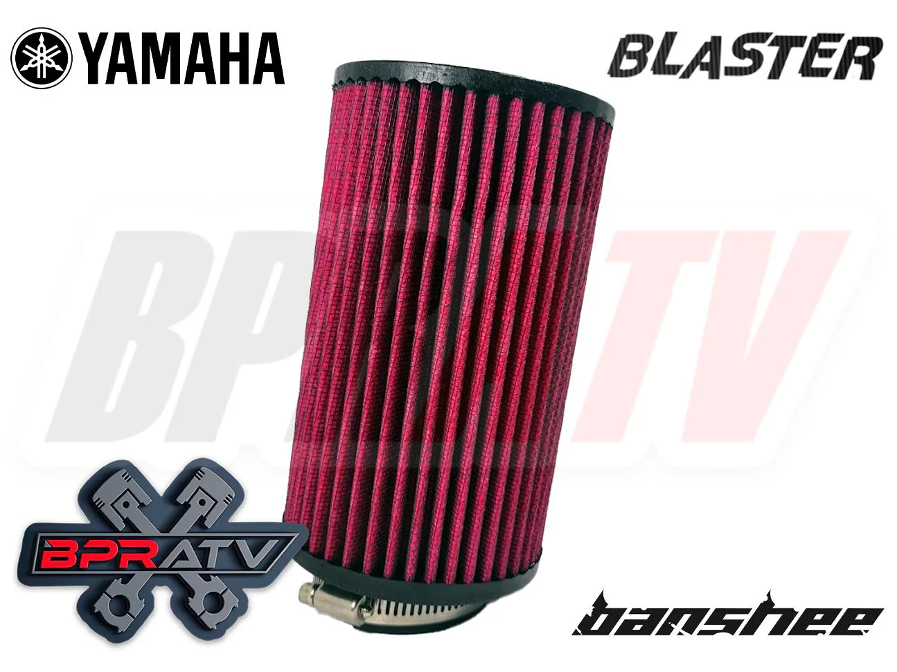 Yamaha Banshee 38mm 41mm Lectron PWK Air Filters K&N Style 6"in Pods Rebuild Kit - Image 9