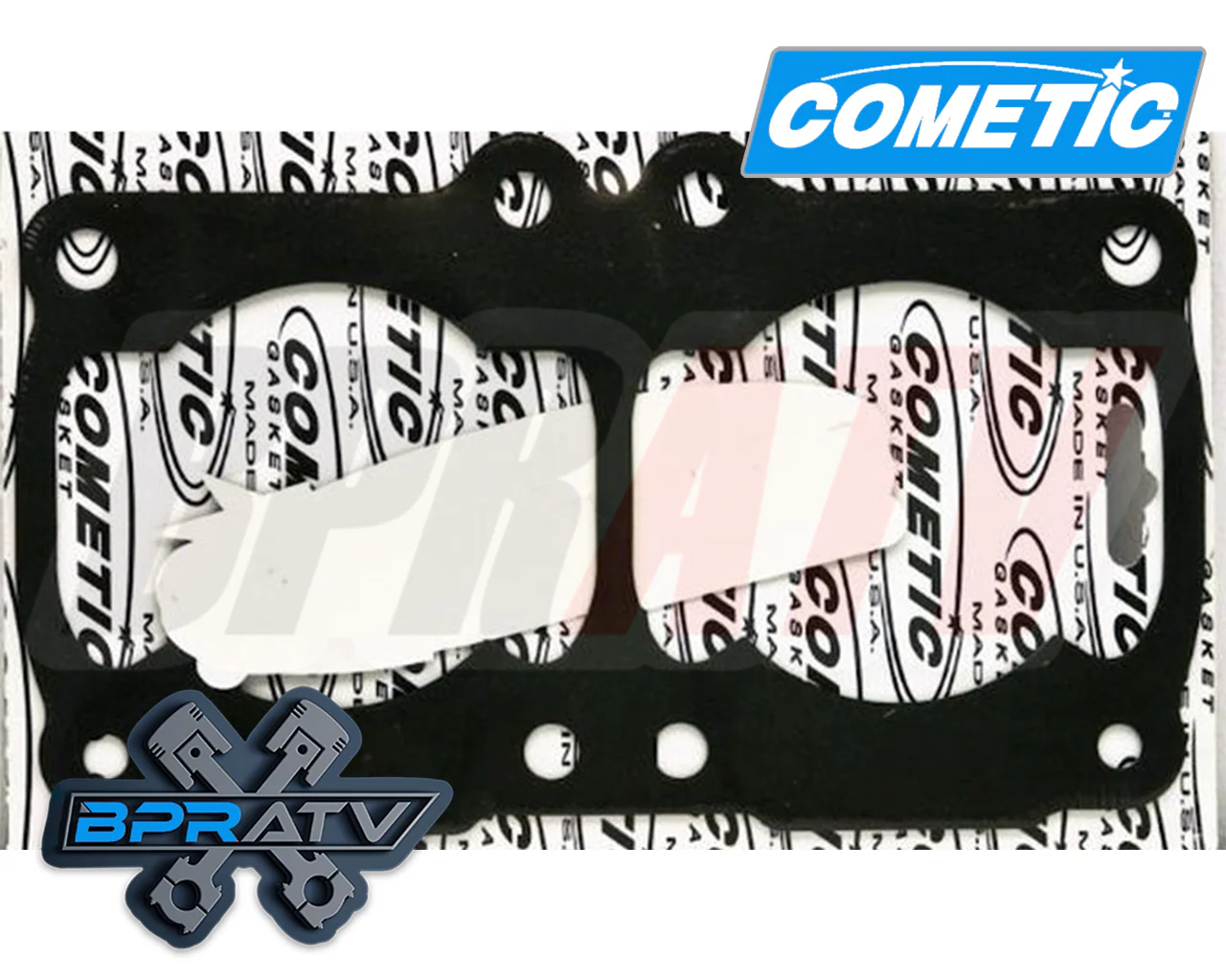 Yamaha Banshee Spacer Kit 4mm Stroker Crank Cometic Aluminum Cylinder Spacer CPI - Image 3