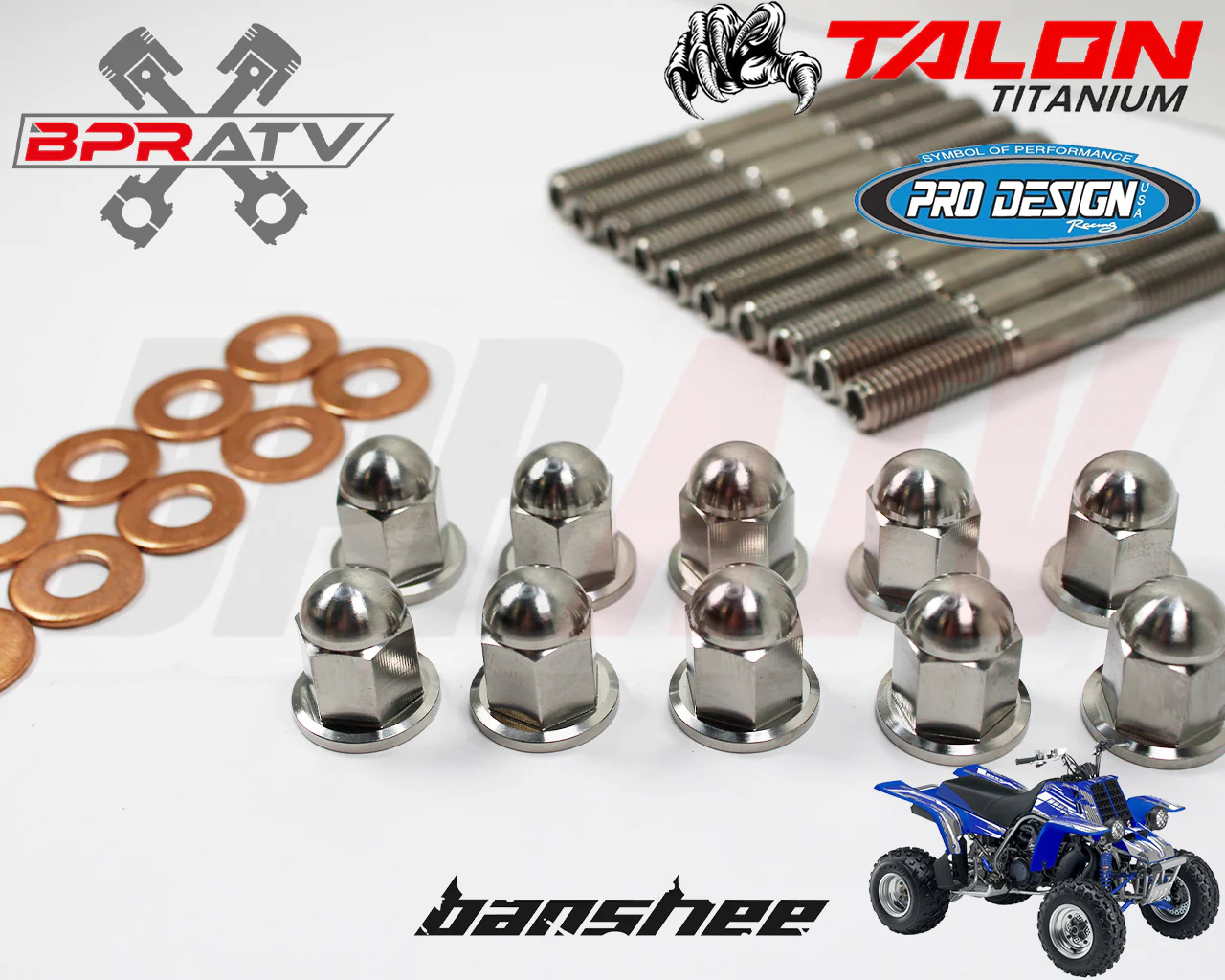 Banshee 400cc ARES 68mm Big Bore Kit Wiseco Pistons Crankshaft & Pro Design Head - Image 18