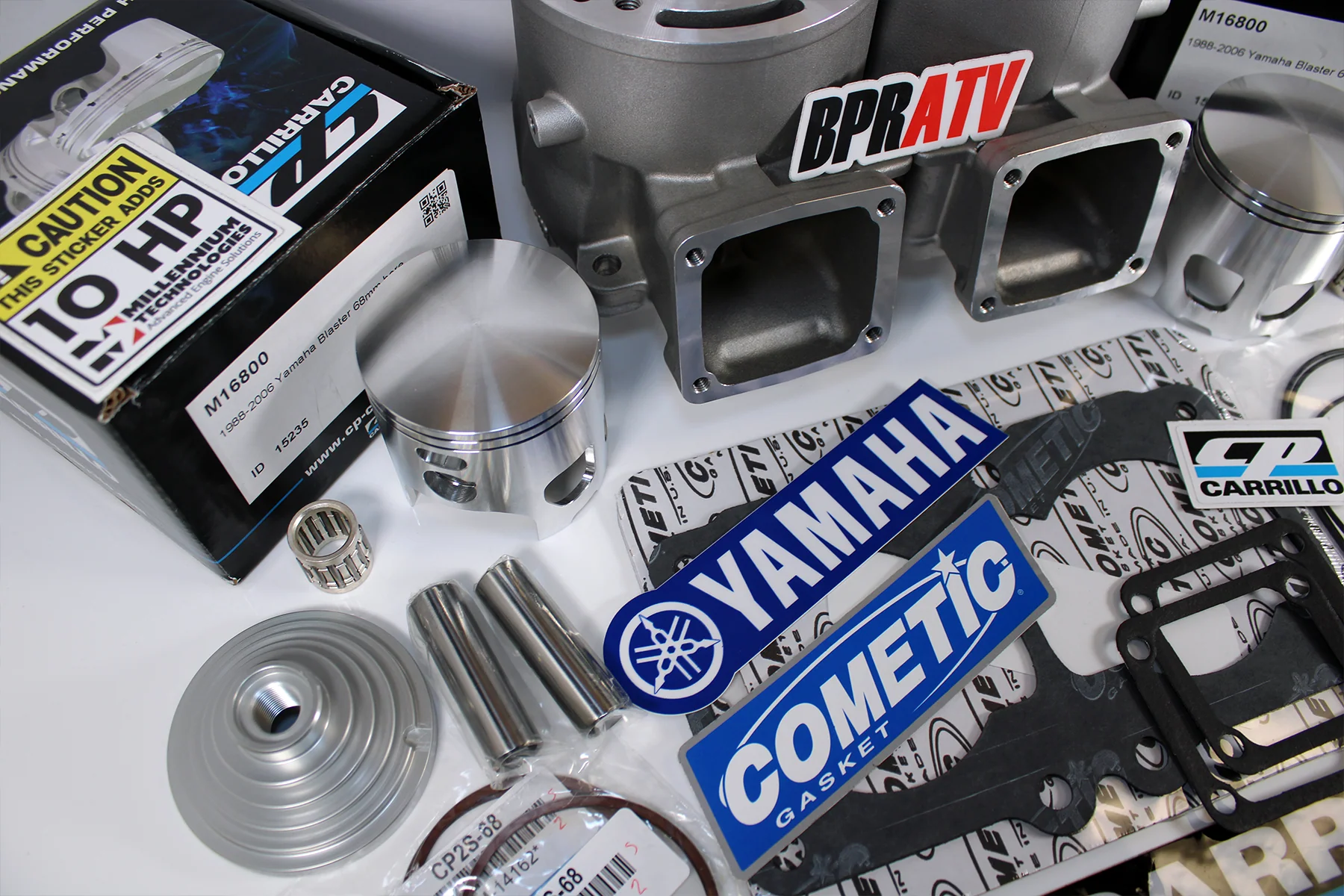 Yamaha Banshee 421 Cub Athena Alternative BPRATV ARES CP Piston 68mm Top End Kit - Image 14