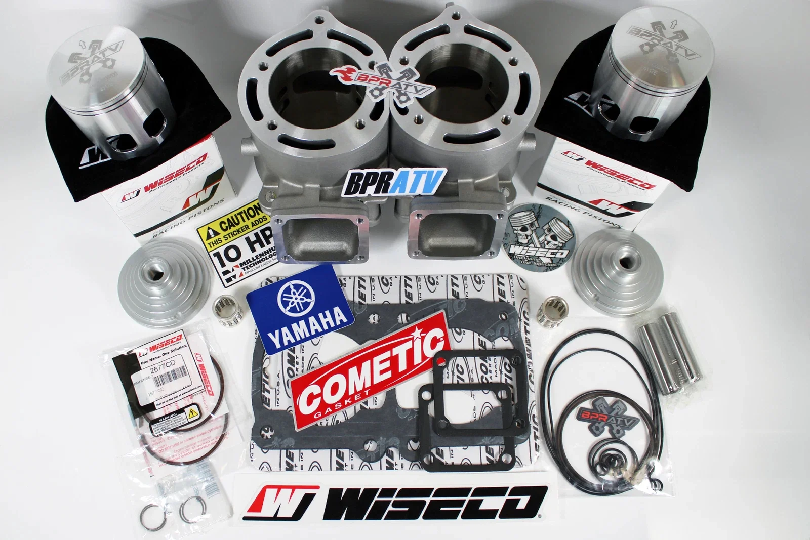 Banshee 421cc Stroker Kit ARES 68mm Athena-Style Cylinder Wiseco Hot Rods Crank! - Image 12
