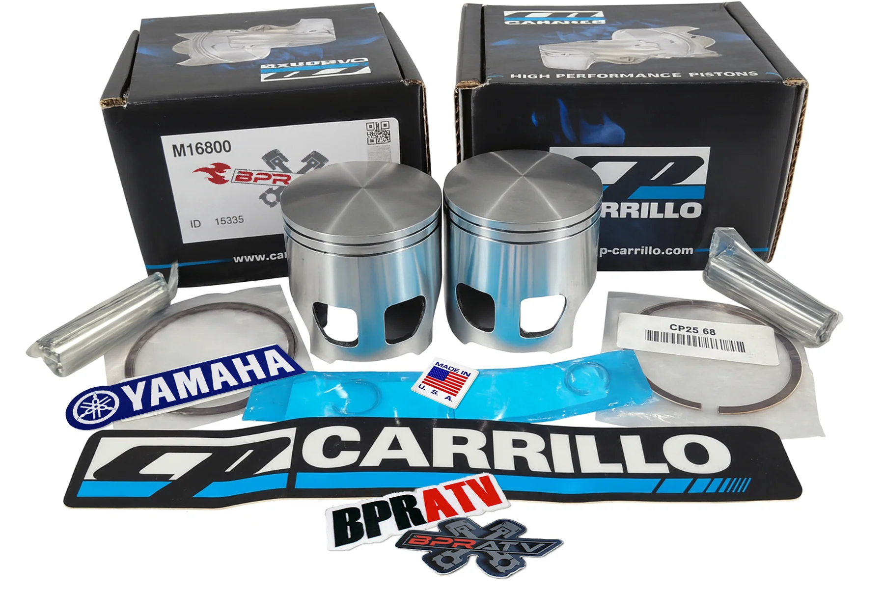 Yamaha Banshee 421cc ARES 68mm Nikasil Cylinder Stroker Kit CP-Carrillo Pistons! - Image 9
