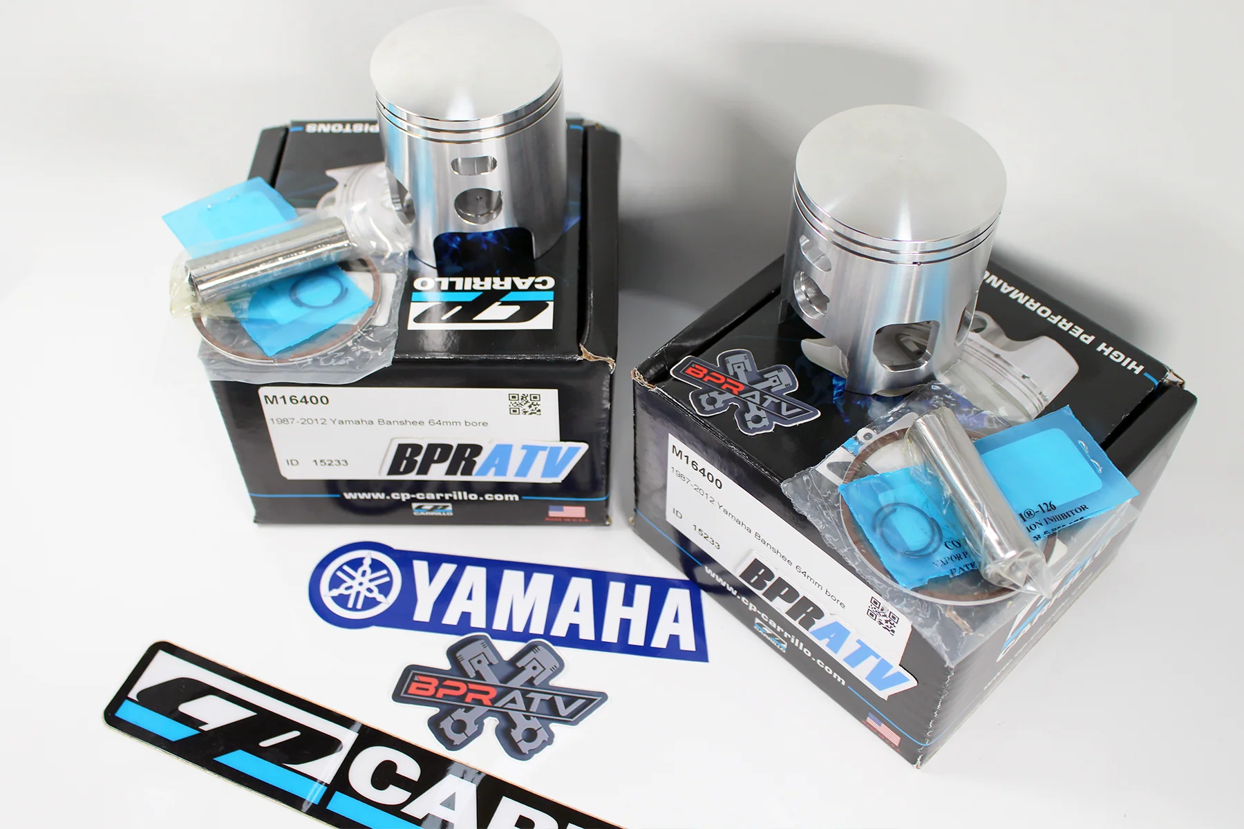 Yamaha Banshee 64mm CP-Carrillo Forged Pistons Kit Stock Bore Rings Clips YFZ350 - Image 18