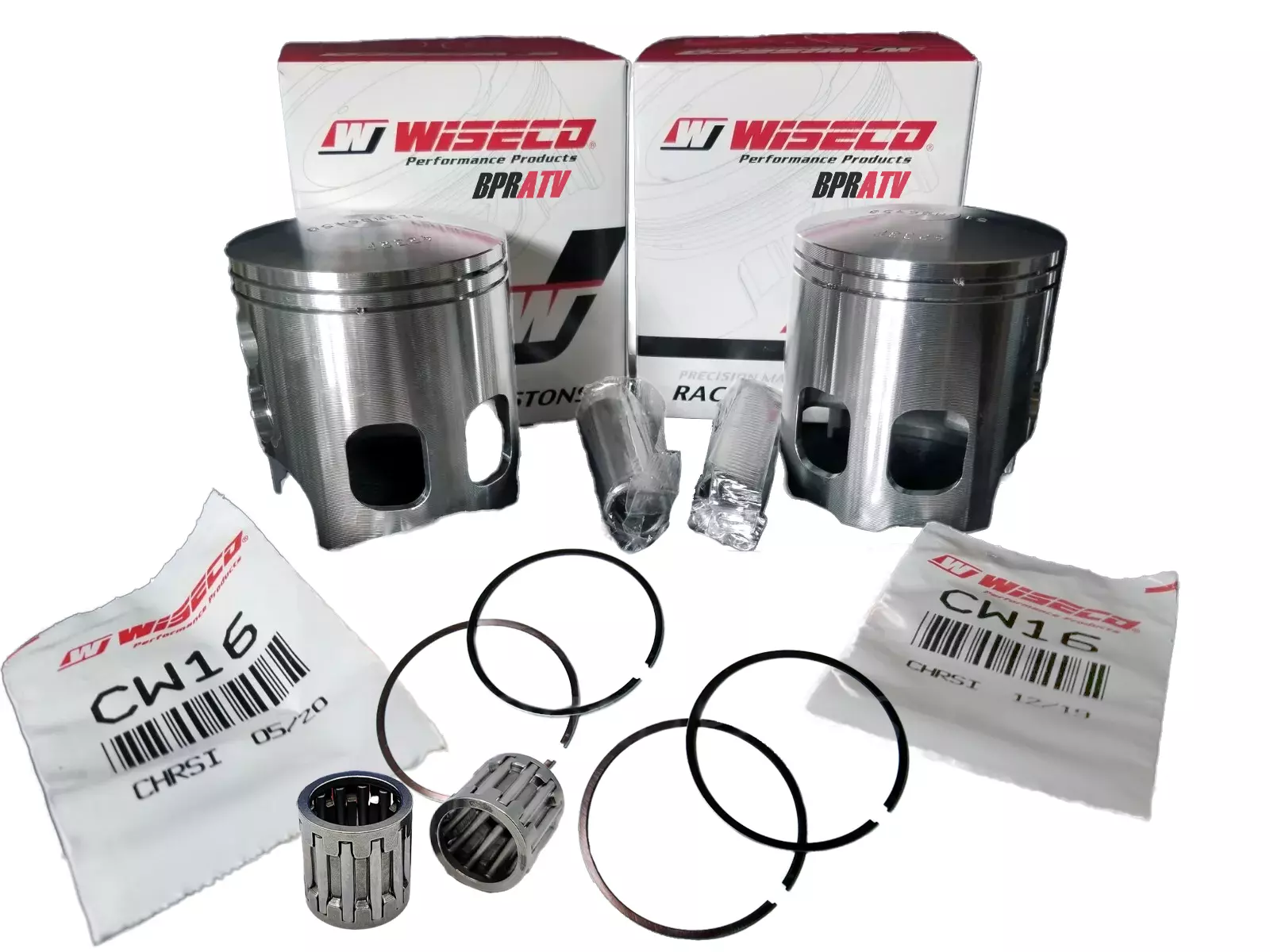 Yamaha Banshee 64mm Stock VALUE Rebuild Kit Crank Wiseco Pistons Gaskets Seals - Image 3