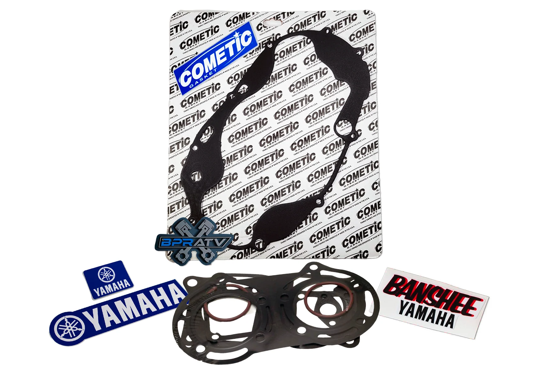Yamaha Banshee 68mm Big Bore Cometic Engine Gaskets Set & Vertex Engine Seal Kit - Image 5