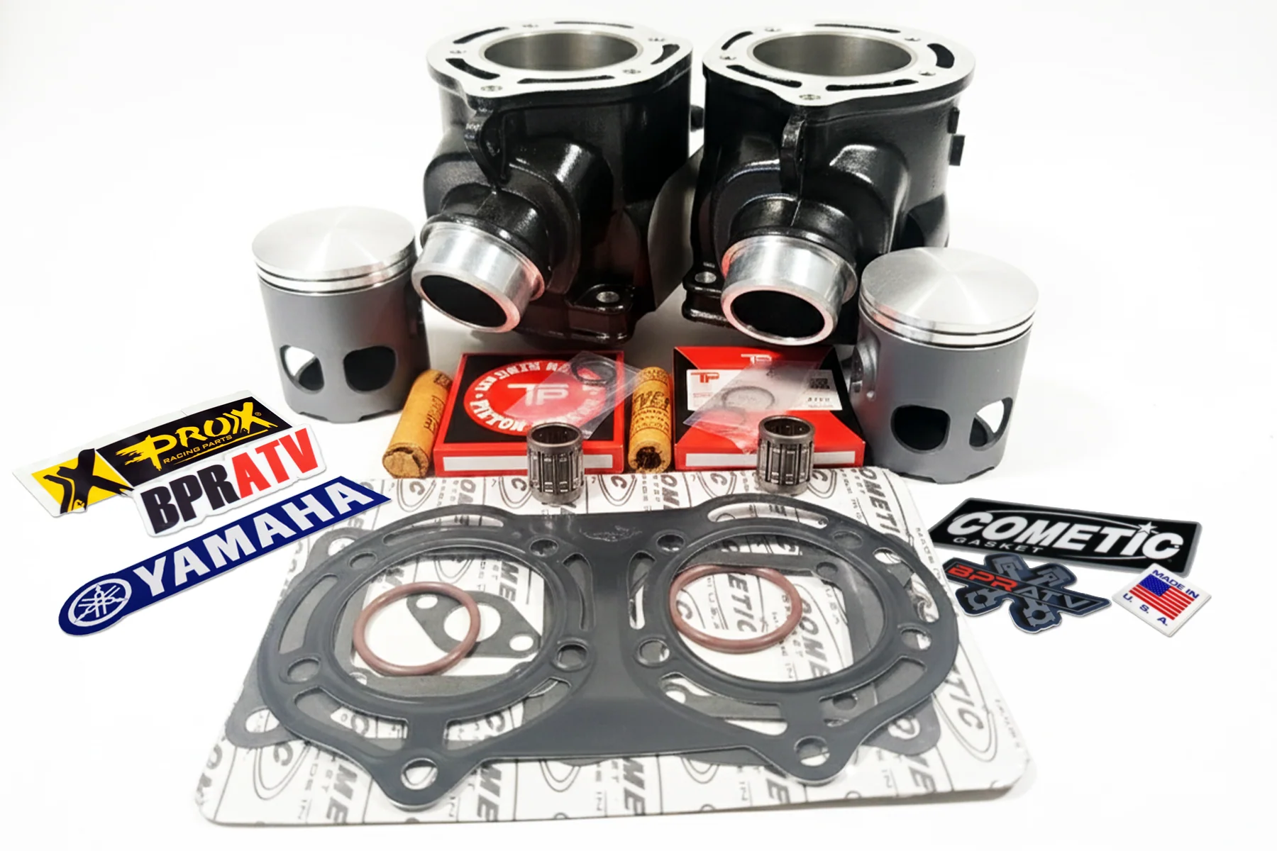 Yamaha Banshee Big Bore Top End Kit ProX Pistons Bearings Cometic Gasket BPRATV - Image 17