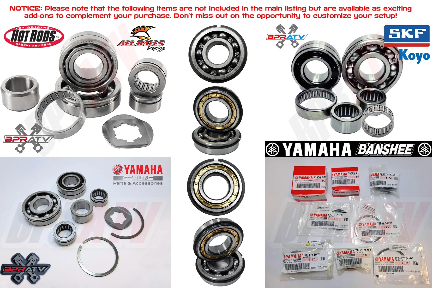 Yamaha Banshee Cub 392 Cub CPI Cheetah CUB Cylinder 68mm +4mm 392cc Cylinder USA - Image 20