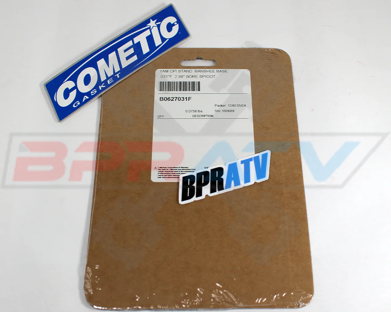 Yamaha Banshee Driveline Assassin Big Bore Cometic Fiber Base Gasket 0.031" USA - Image 8