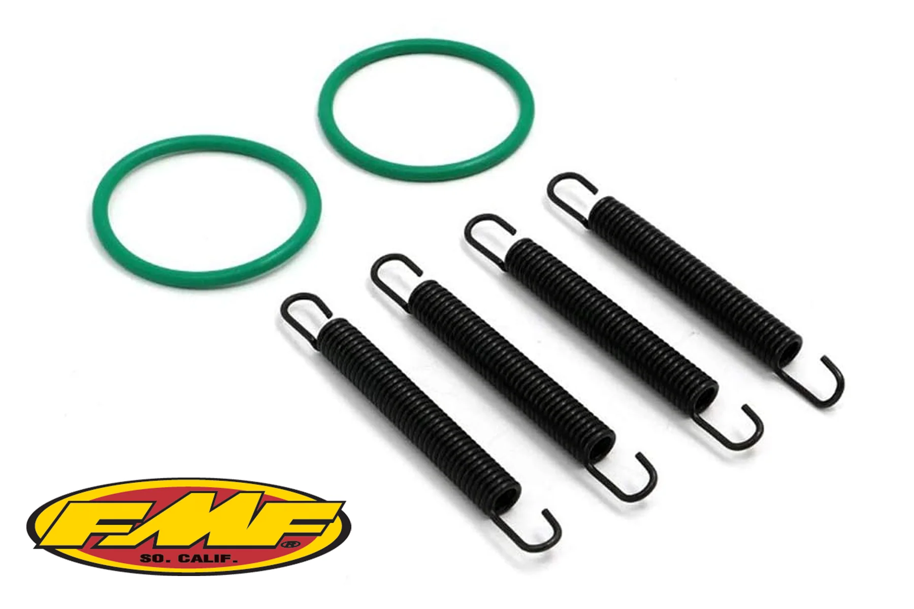 Banshee FMF Racing Exhaust Springs O-Rings Stay Mount Hangers Titanium Bolts Kit - Image 13