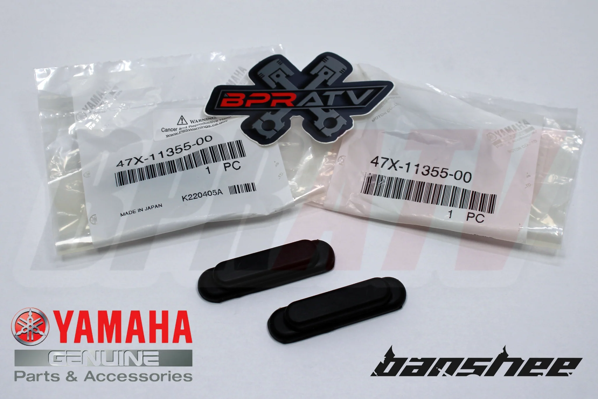 Yamaha Banshee GENUINE YAMAHA OEM Cylinder Seals Plugs 47X-11355-00-00 Set of 2 - Image 3