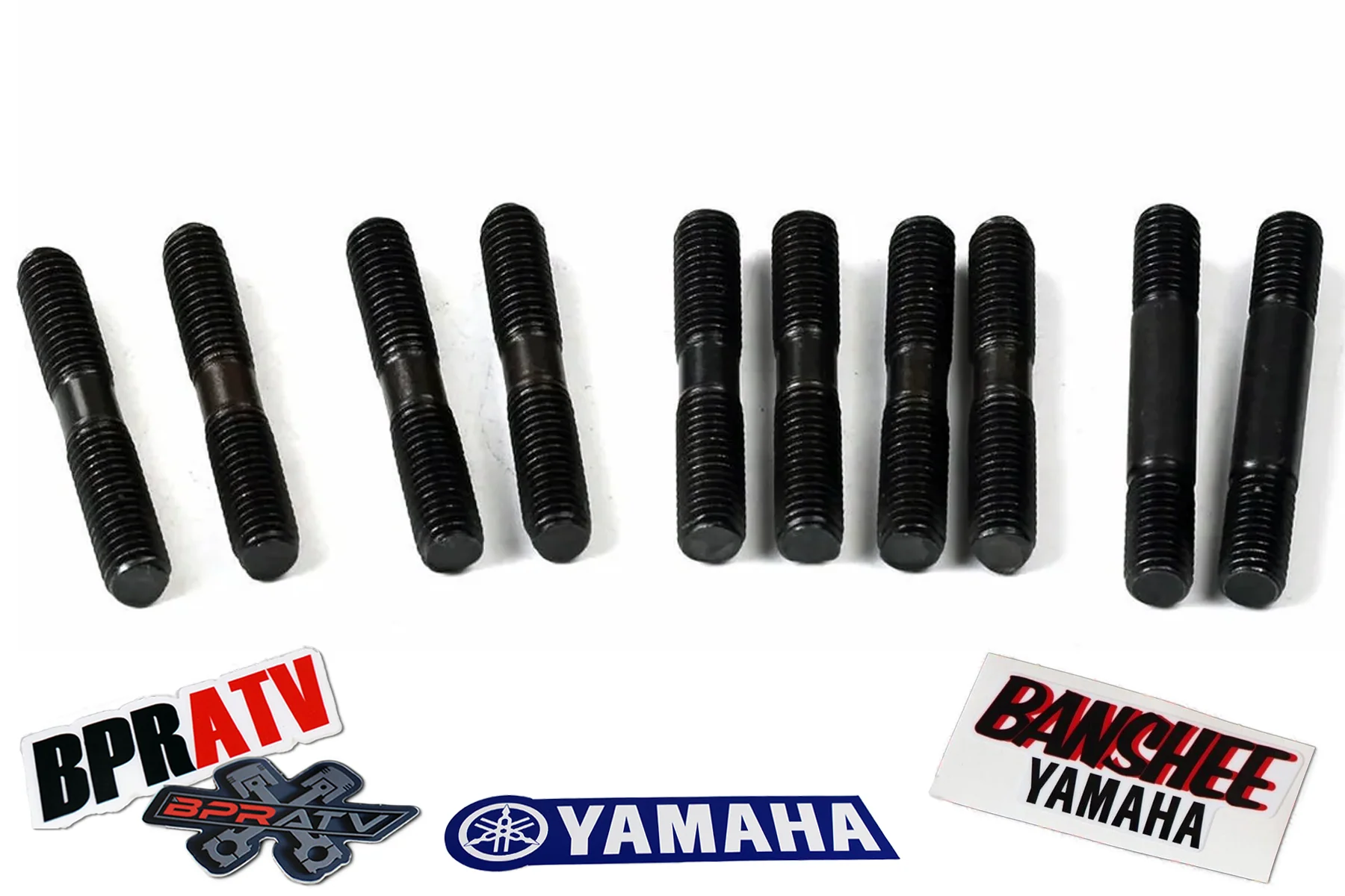 Yamaha Banshee Head Stud Kit Stock Cylinder OEM Replacement Bolts Multi Fit 10pc - Image 19
