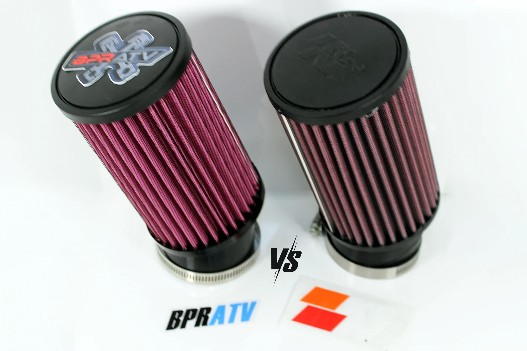 Yamaha Banshee K+N Style PWK 38mm 39 40 41mm Big Carburetor Air Filter Pods Pair - Image 13