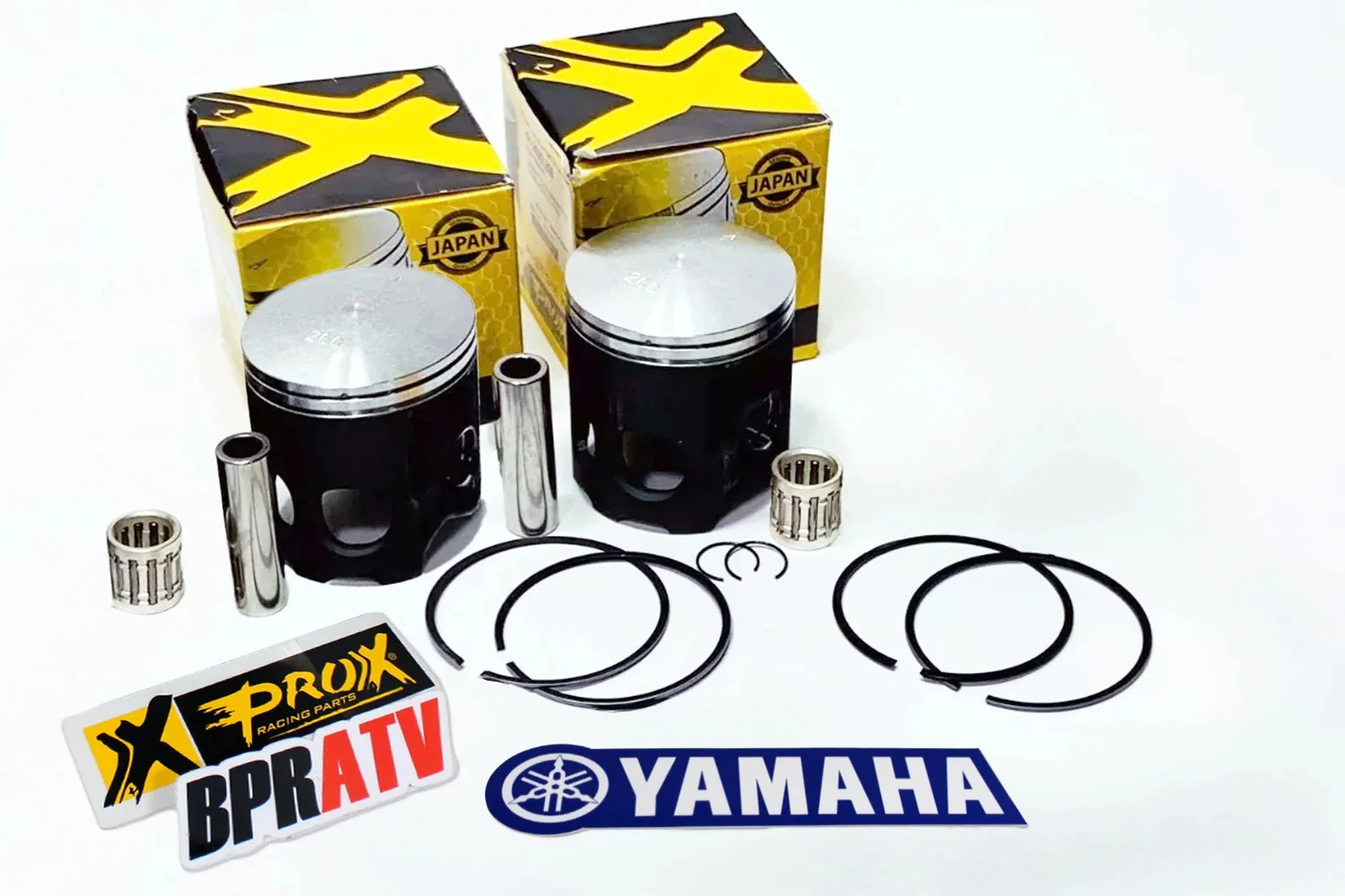 ProX 64mm Piston Top End Rebuild Kit Yamaha Banshee YFZ350 Gaskets NGK 1987-2006 - Image 3