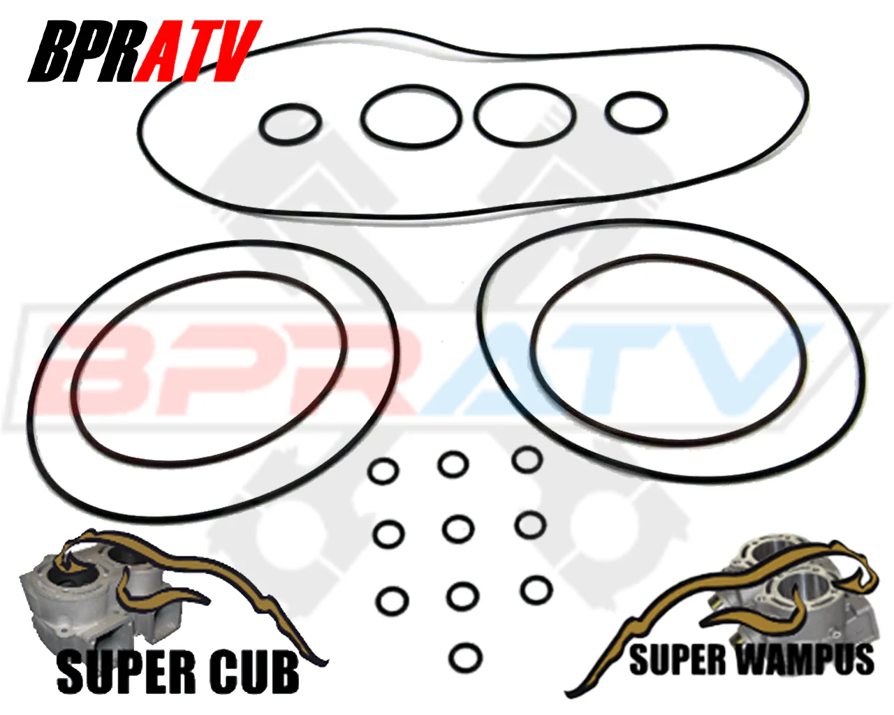 Yamaha Banshee Supercub Super Cub Head Oring Kit Dome O-rings O Rings Orings Set - Image 2