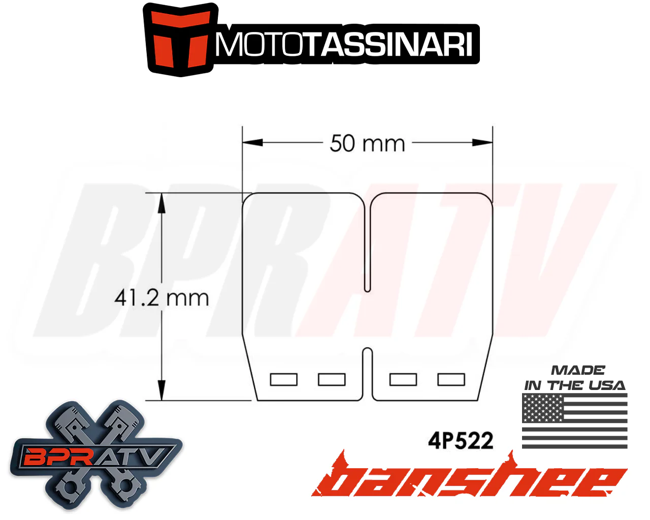 Banshee V Force 4 Pair Reed Valve Cages VForce Reeds Yamaha YFZ 350 Four V4144-2 - Image 10