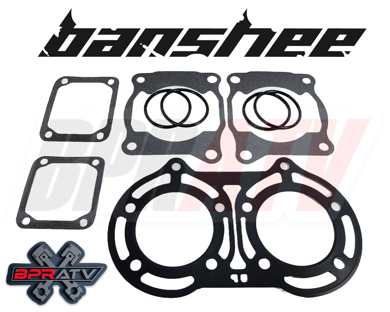 Yamaha Banshee YFZ 350 64.75mm Pro X Pistons Set Top End Gaskets Pin Bearing NGK - Image 13