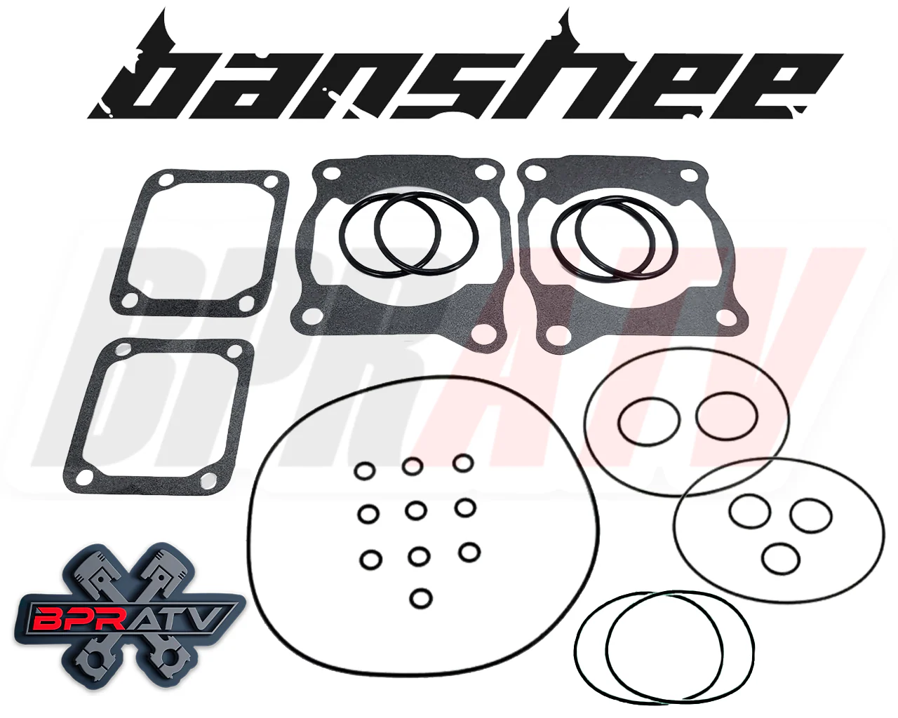 Yamaha Banshee YFZ 350 66mm +2mm Wiseco Pro Lite Pistons Bearings & Gaskets Kit - Image 10