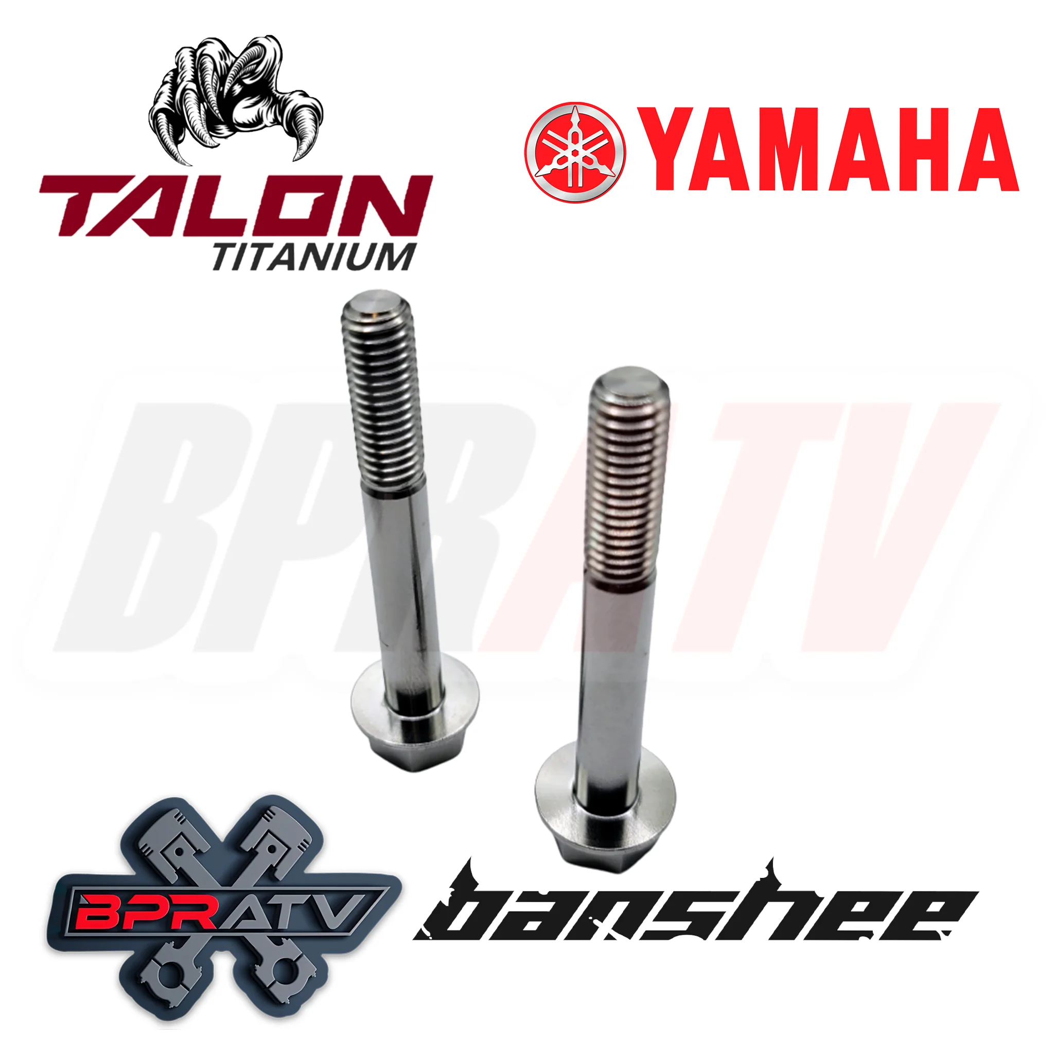 Yamaha Banshee YFZ 350 BPRATV Talon Titanium Head Light Bolts Kit 95817-08055-00 - Image 3