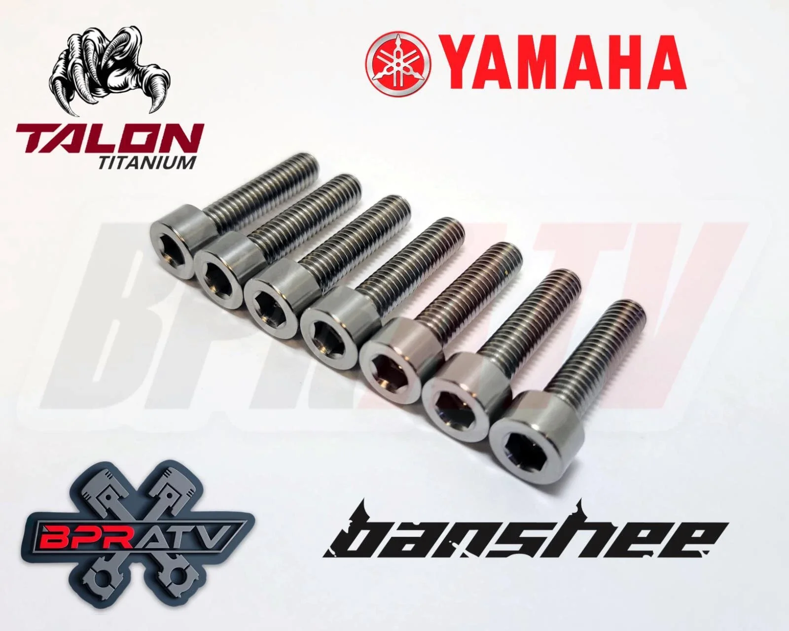 Yamaha Banshee YFZ 350 BPRATV Talon Titanium Intake Bolts Kit CUB 91317-06025-00 - Image 17