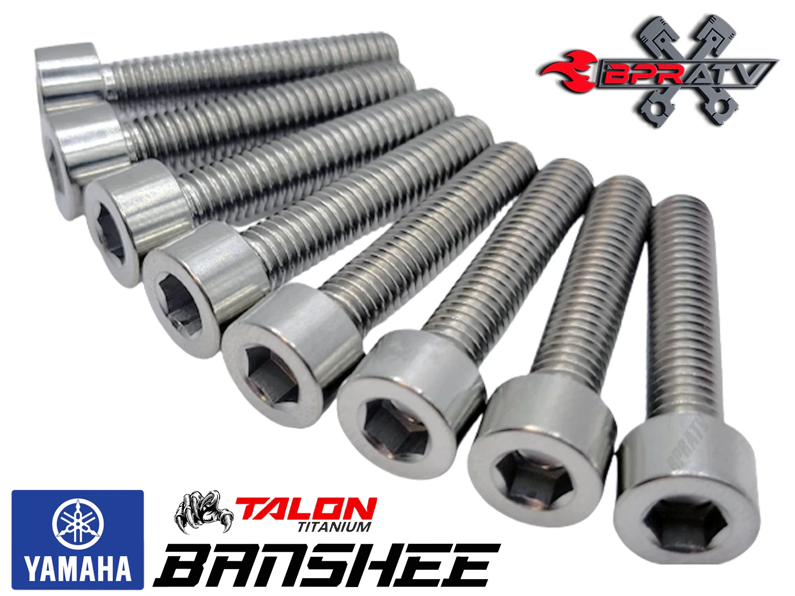 Yamaha Banshee YFZ 350 BPRATV Talon Titanium Intake Bolts Kit CUB 91317-06025-00 - Image 3