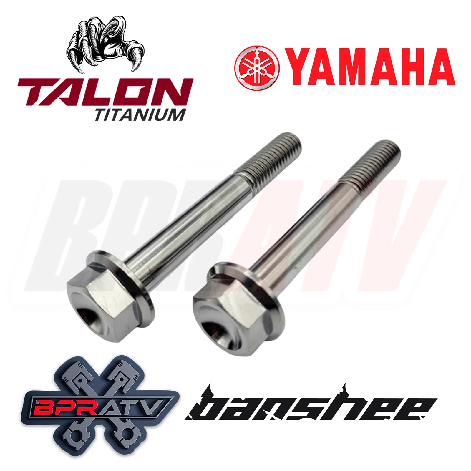Yamaha Banshee YFZ 350 BPRATV Talon Titanium Steering Stem Bolts 97013-08060-00 - Image 2