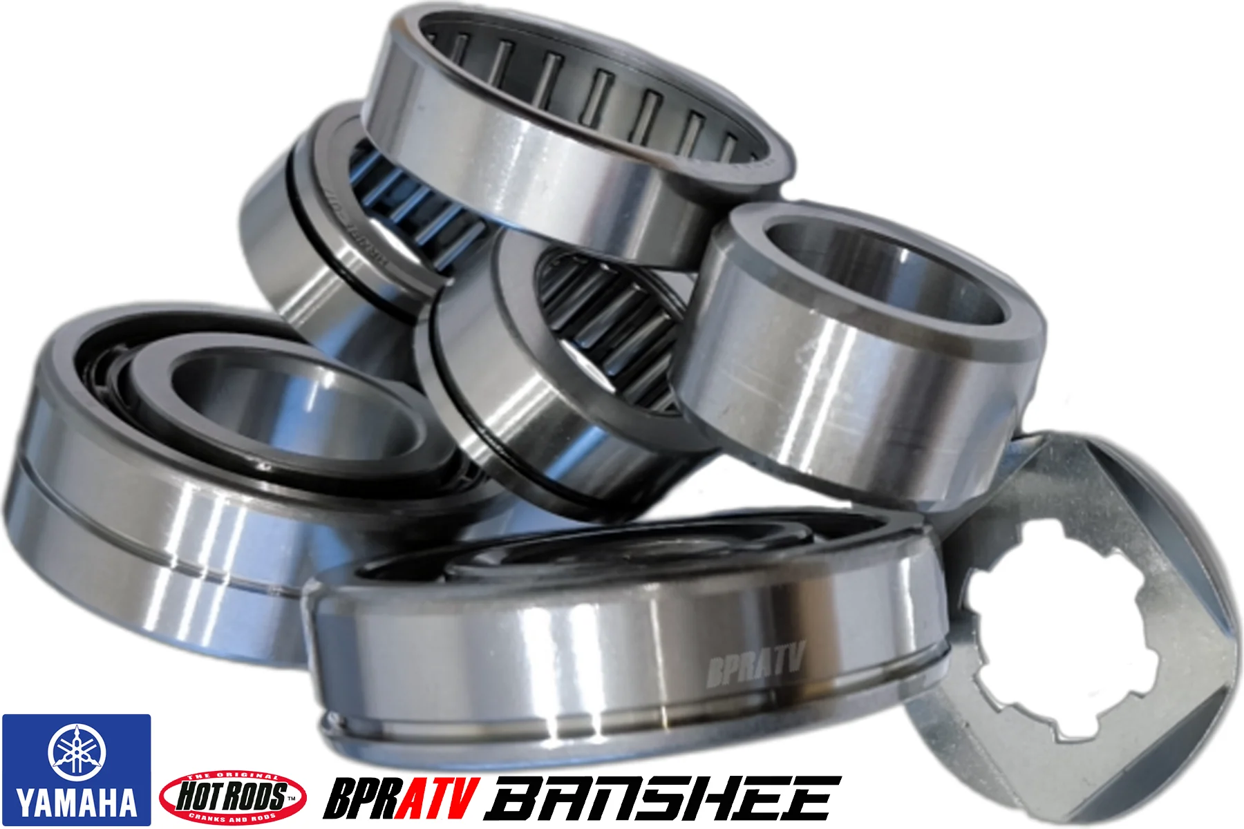 Yamaha Banshee YFZ 350 Hotrods Heavy Duty Transmission Bearing Kit TBK0072 87-06 - Image 2