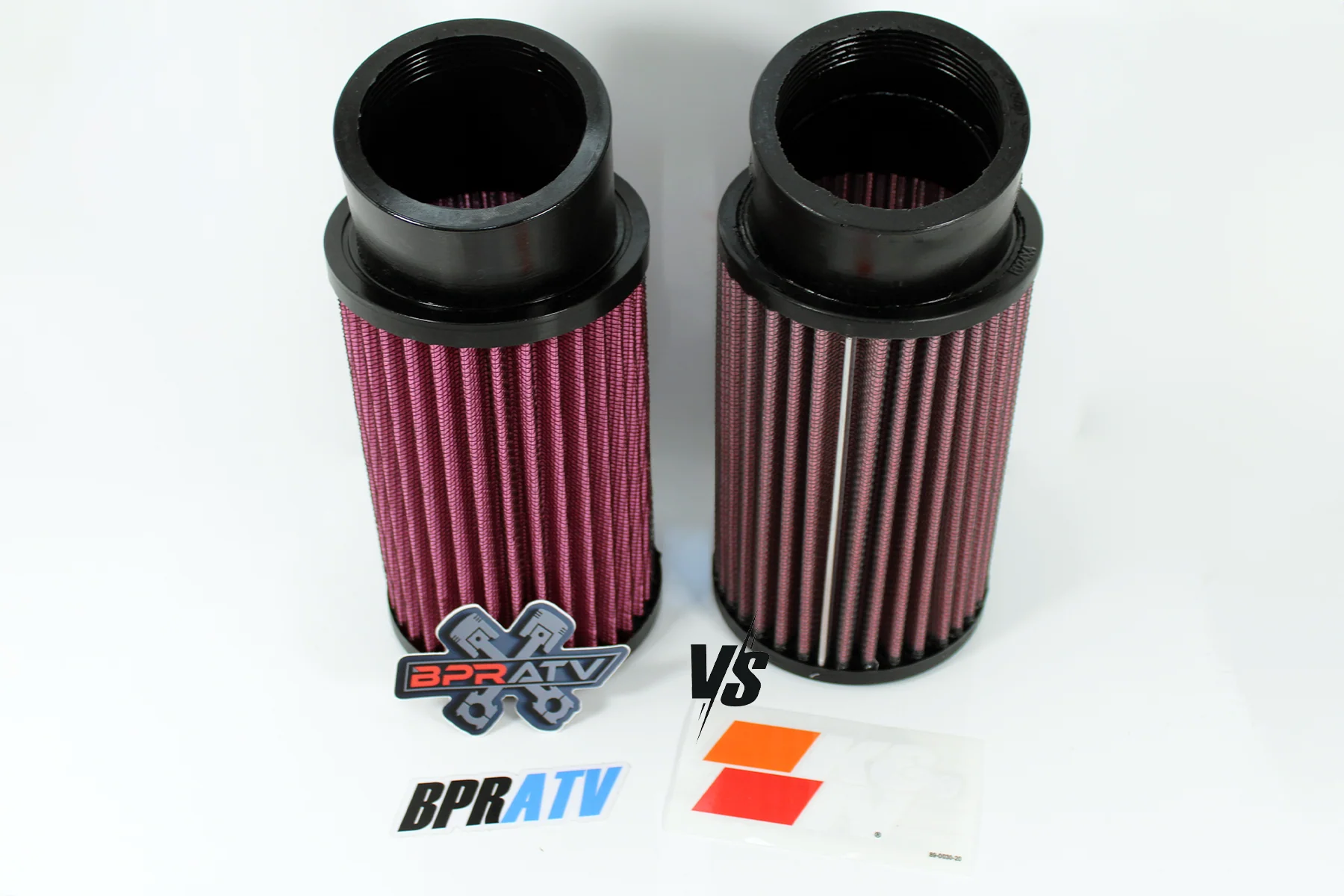 Yamaha Banshee YFZ 350 K&N Style Air Pod Filters Filter Pair Big Carbs 36mm-41mm - Image 9