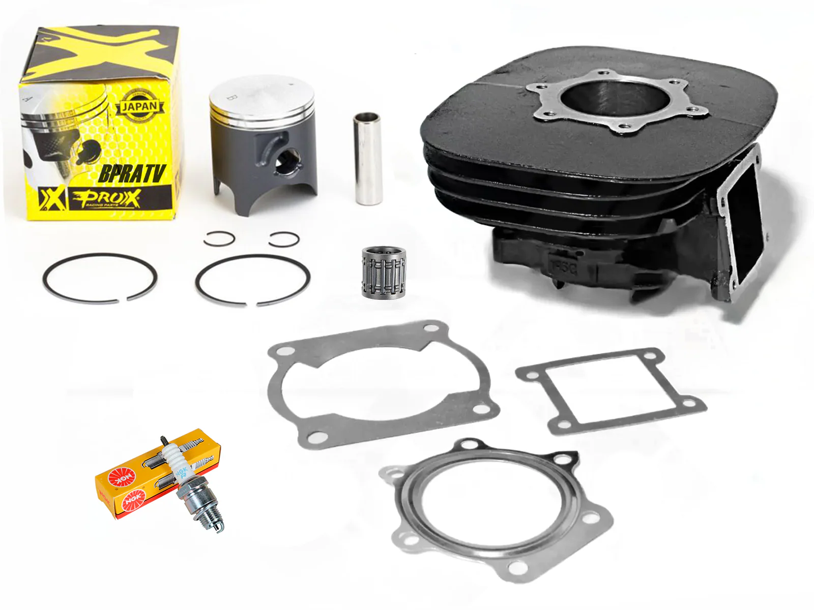 Yamaha Blaster 200 66mm Stock OEM Bore Cylinder ProX Piston Top End Rebuild Kit