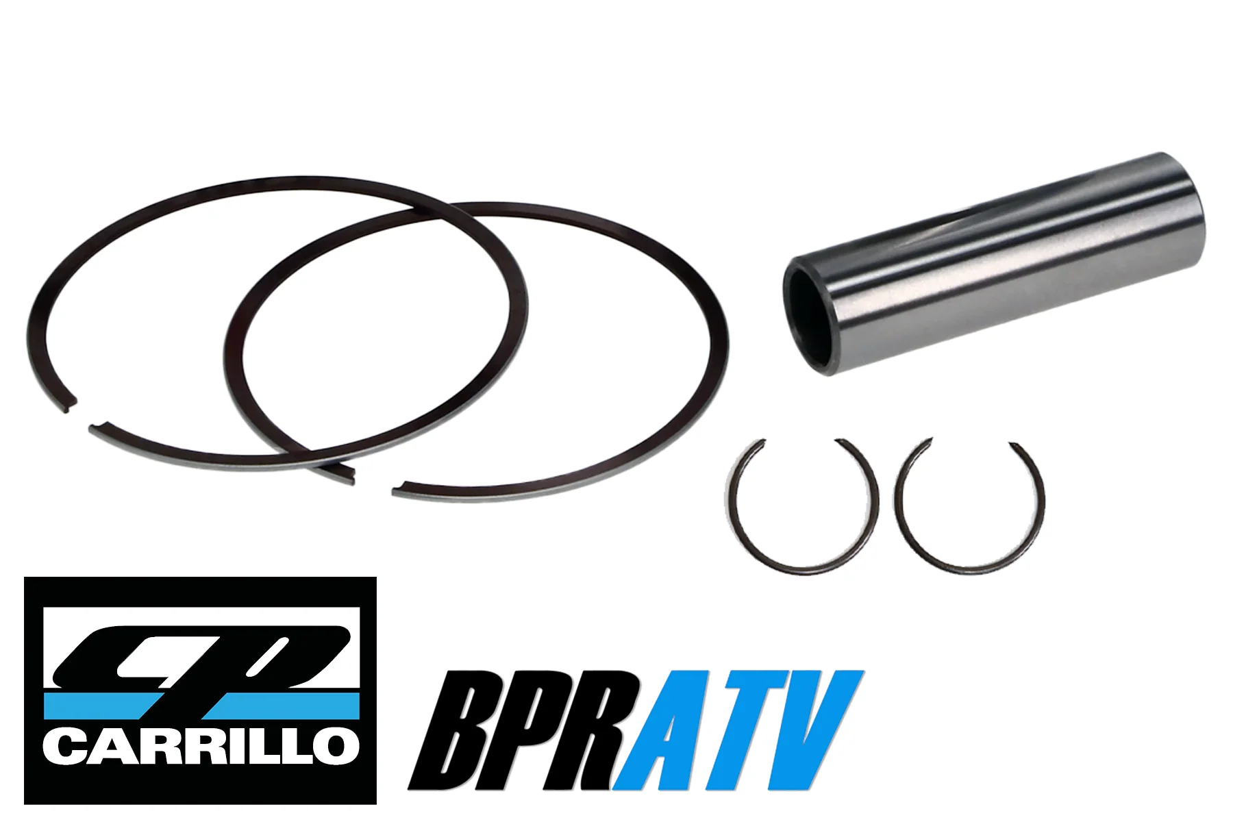 Yamaha Blaster 200 68mm +2 Big Bore CP Piston Titanium Studs Top End Rebuild Kit - Image 12