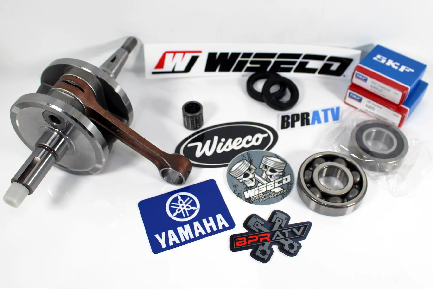 Yamaha Blaster 200 Wiseco Crank Kit SKF Main Bearings & Seals HD OEM Replacement - Image 6