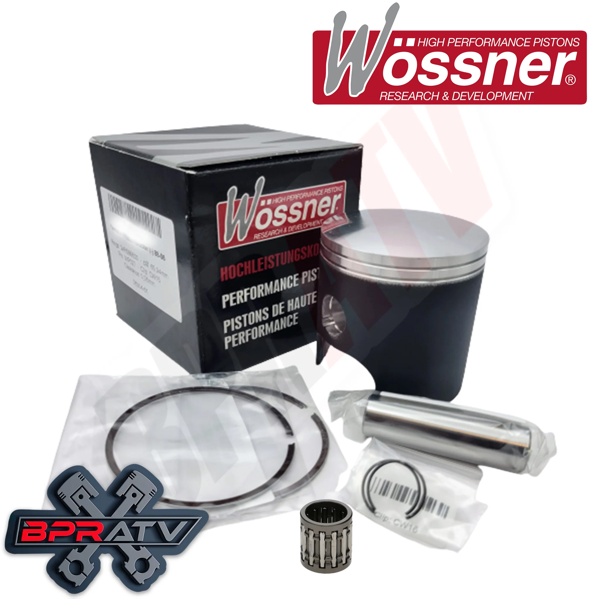 Yamaha Blaster 200 YFS200 WOSSNER Cylinder Piston Bearing Gasket Top End Kit Set - Image 3