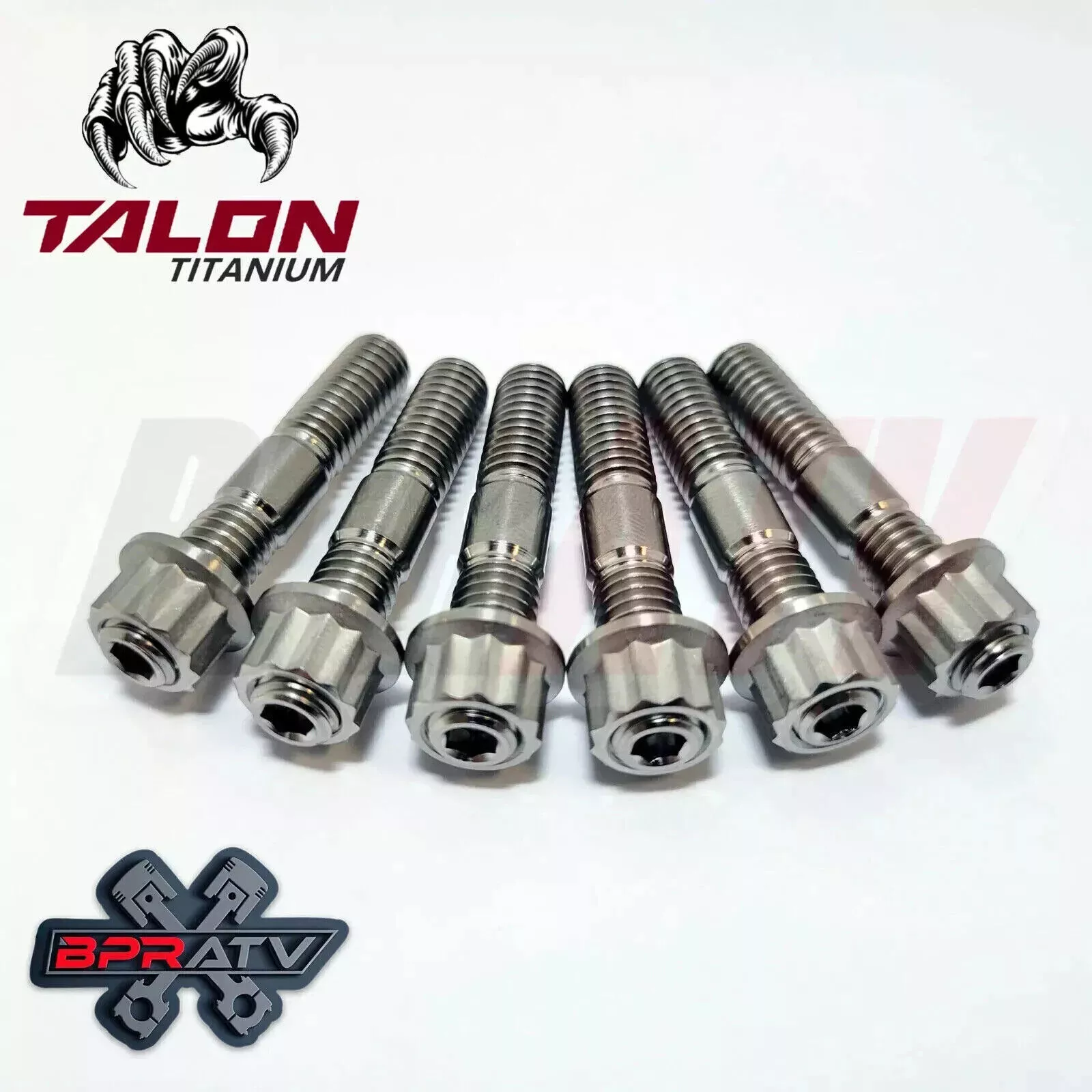 Yamaha Blaster TITANIUM Cylinder Head Studs Cylinder to Crankcase Stud Kit Nuts - Image 8