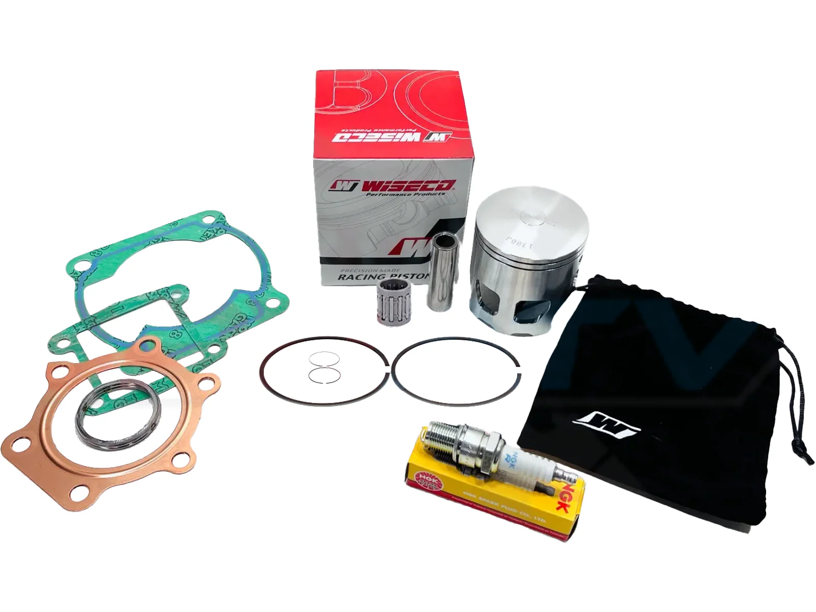 Yamaha Blaster YFS200 66.75mm Wiseco Pro Piston Top End Gaskets Kit Pin Bearing - Image 2