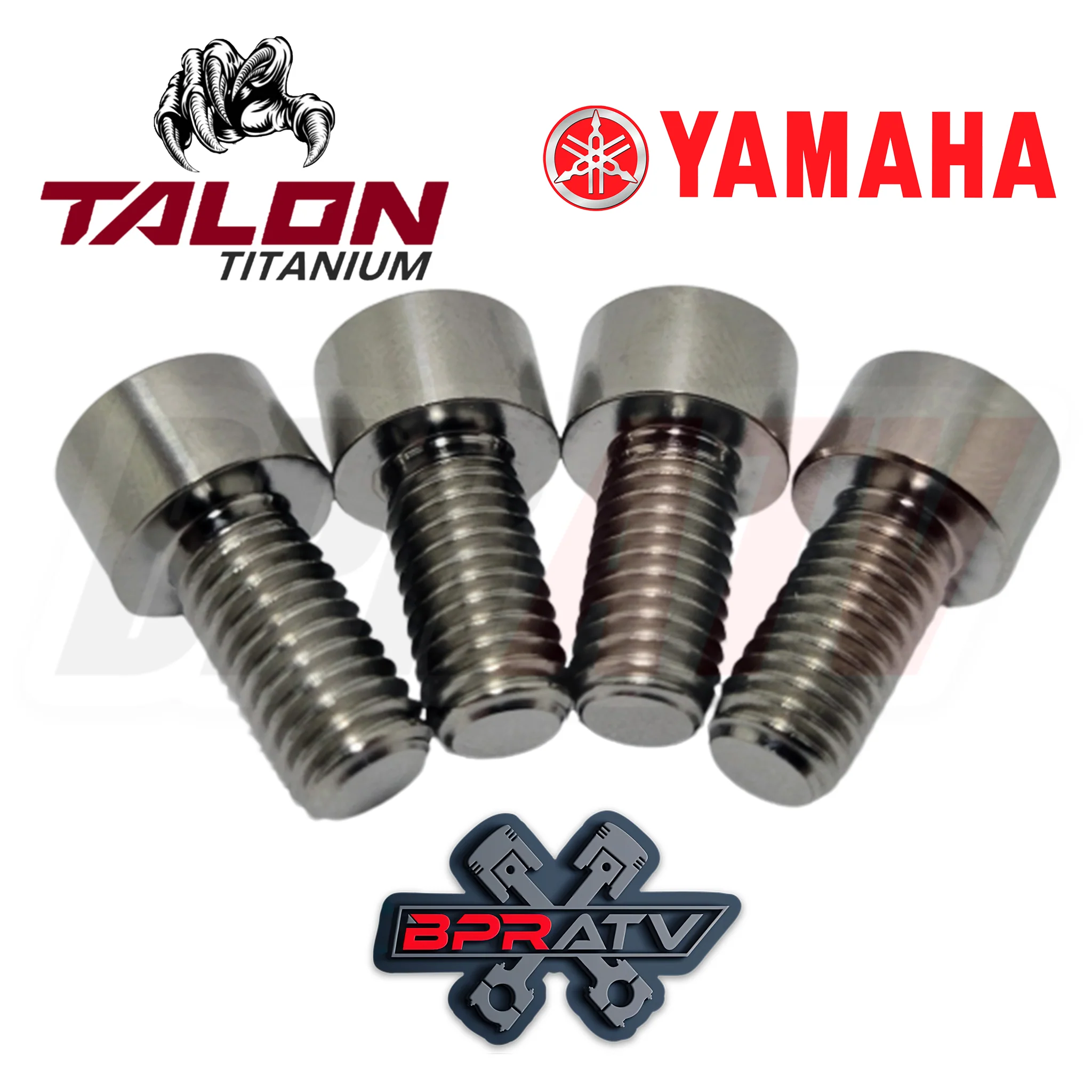 Yamaha Blaster YFS200 BPRATV Talon Titanium Rear Brake Rotor Bolts 90109-08789 - Image 3