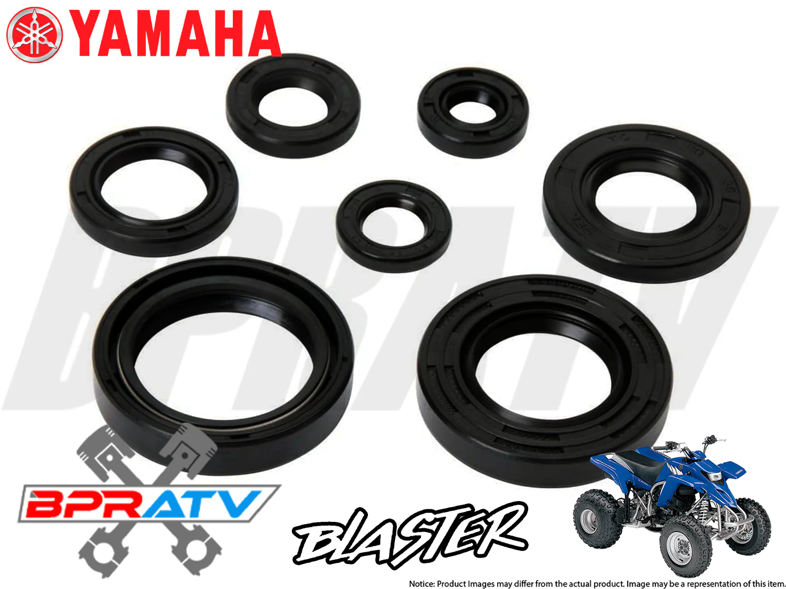 Yamaha Blaster YFS200 Main Crank Shaft Bearings Motor Engine Seal Kit 1988-2006 - Image 15