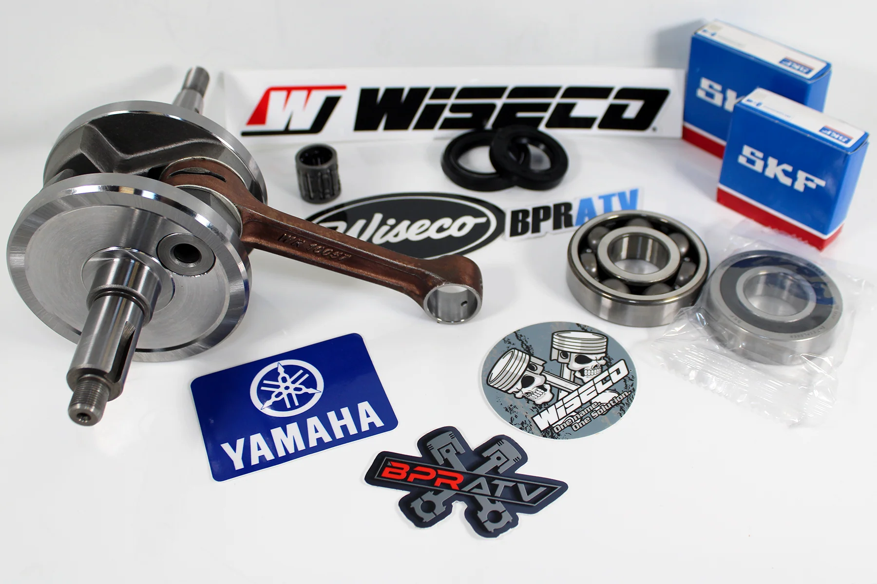 Yamaha Blaster YFS200 Wiseco HD Crank Kit + SKF Bearings Crank Seals Rebuild Kit - Image 5