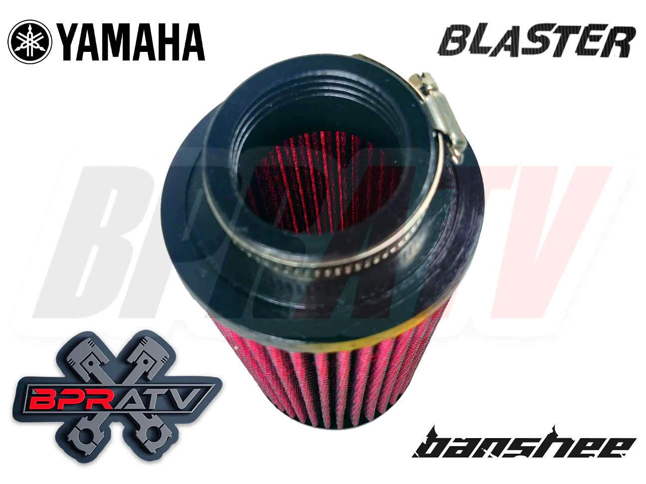 Yamaha Blaster YFS200 YFS 200 K&N Style Air Filter Pod 5" 26mm Stock Mikuni PWK - Image 5