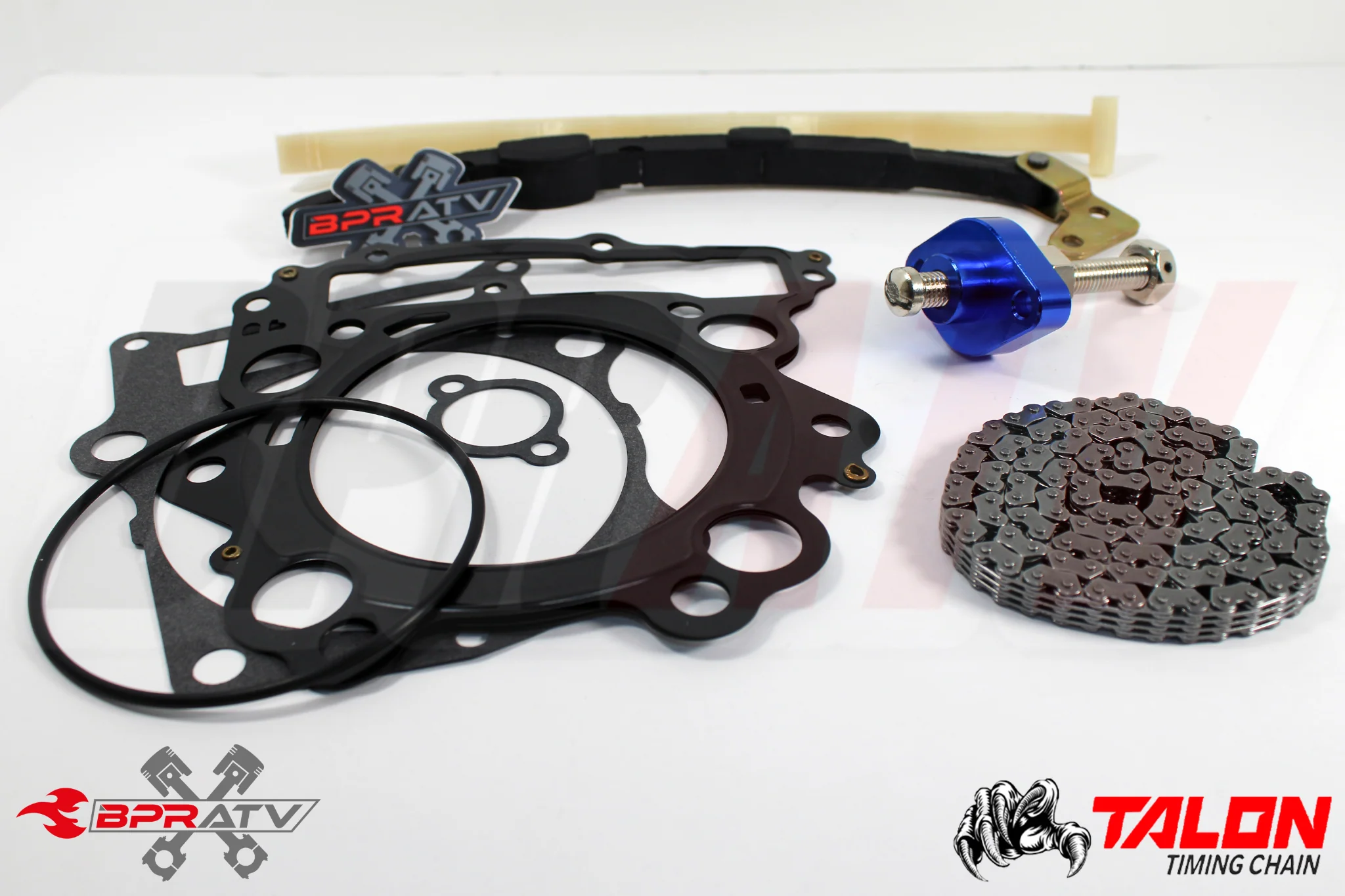 Yamaha Grizzly 660 Timing Stopper Guides BLUE Chain Tensioner Cam Chain Gaskets - Image 4