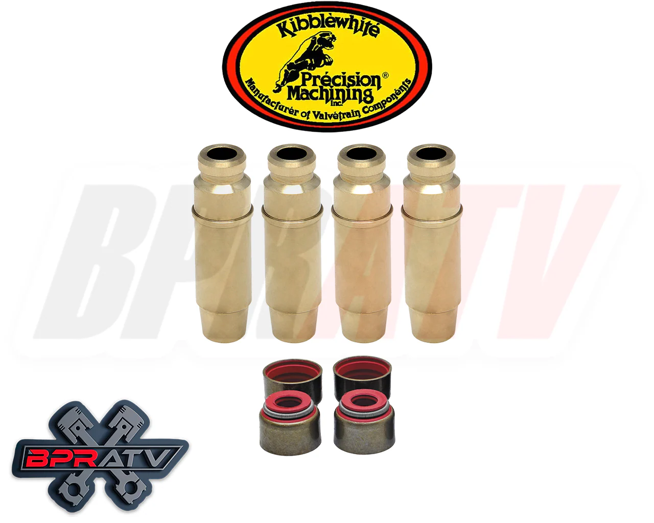 Yamaha Grizzly 700 Stock Kibblewhite Head Intake Exhaust Valve Guides Seals Kit