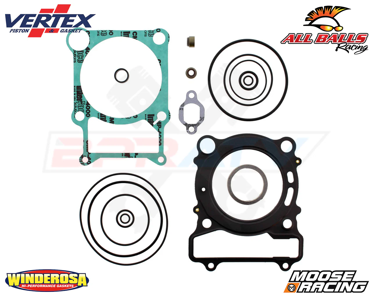 Yamaha Kodiak 450 OEM Stock Bore Cylinder WISECO Piston Kit Gaskets Top End Kit - Image 16
