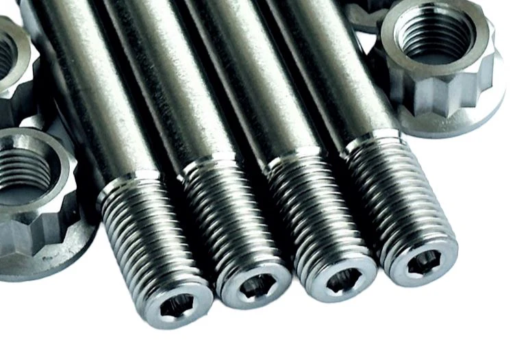Yamaha MT-03 MT03 TITANIUM Exhaust Studs All Ti Exhaust Stud 12 Point Nut Kit - Image 3